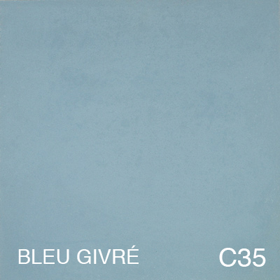 carreau de ciment Bleu Givré