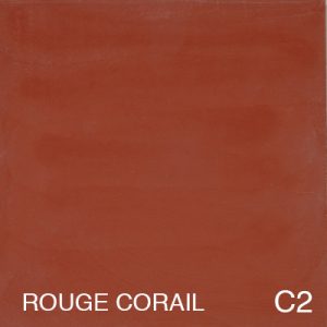 Carreau de ciment Rouge Corail