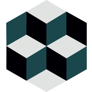 Carreau hexagonal CUBIC-BLEU