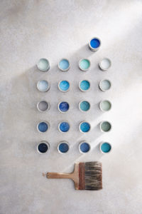 Blue Collection Sample Pots