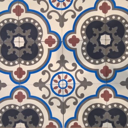 Carreau de ciment Versaille vanilles
