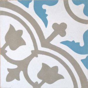 Carreau de ciment Poétic Bleu
