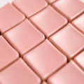 mosaïque terre cuite émaillée-Adorable-Pink-Matt-arborescence-sud-ouest