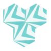 Carreau hexagonal Javelot Turquoise