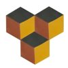 Carreaux hexagonal Cubic Tricolore