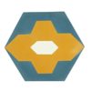 Carreaux hexagonal Flower