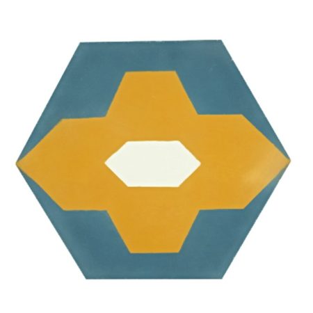 Carreaux hexagonal Flower