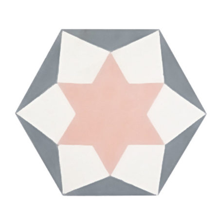 Carreaux hexagonal Astre