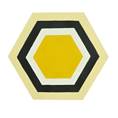 Carreau hexagonal Urban jaune