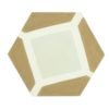 Carreau hexagonal Button