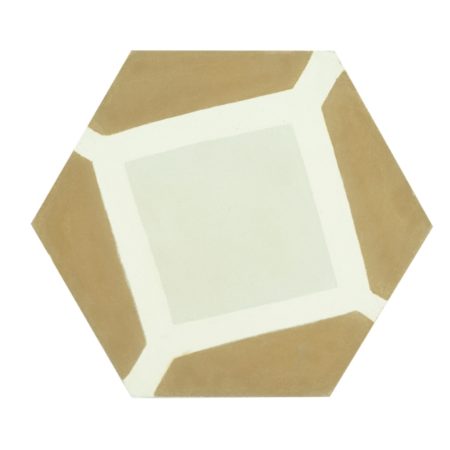 carreau hexagonal Button