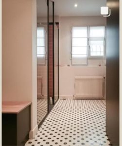 carreau de ciment rose