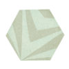 Carreau hexagonal Javelot gris