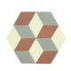 Carreaux hexagonal Petit Cubic