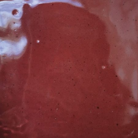 terre cuite émaillée rouge n° 7