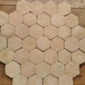 terre cuite naturelle hexagonale