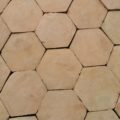 Terre cuite naturelle hexagonale