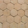 Terre cuite naturelle hexagonale