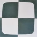 Carreau de ciment Tchangué Vert et blanc