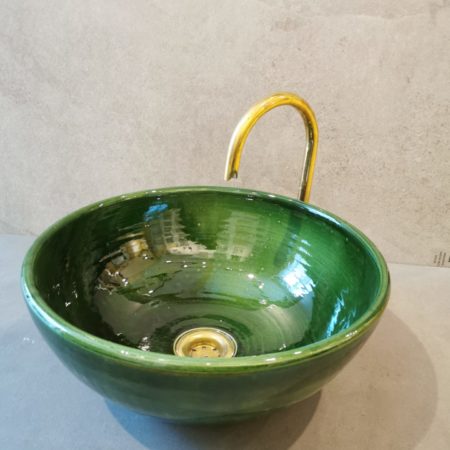 Vasque verte marocaine