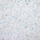 Terrazzo Qatar Blue eclat de pierre bleue avec un fond blanc