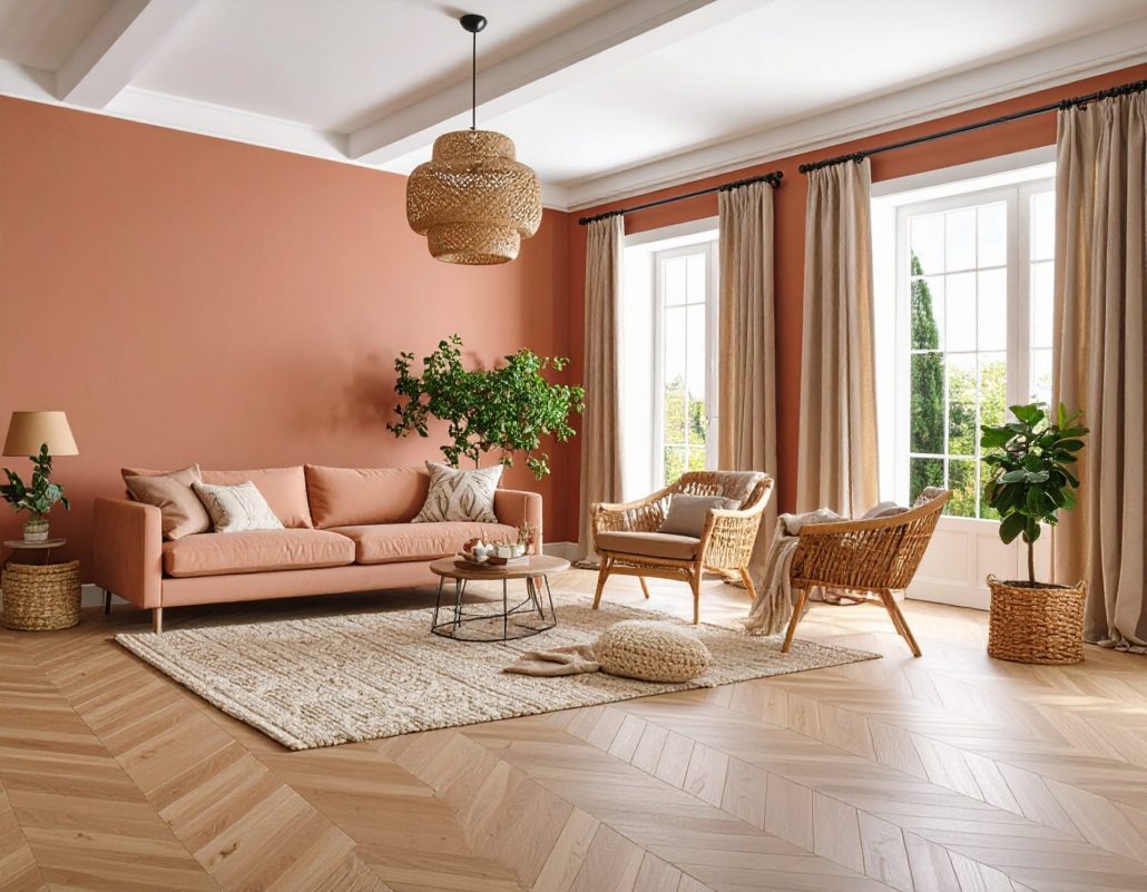 Salon-terre cuite naturelle
