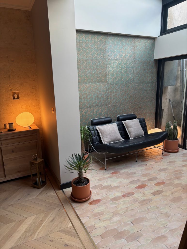 Salon-terre cuite naturelle